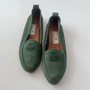 Vintage Liz Claiborne Green Loafers size 10